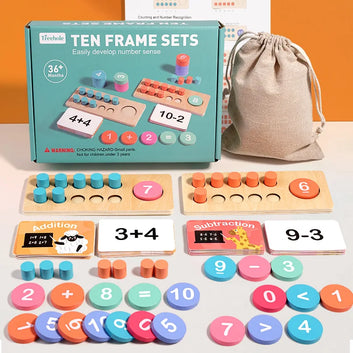 Children’s Wooden Number Board