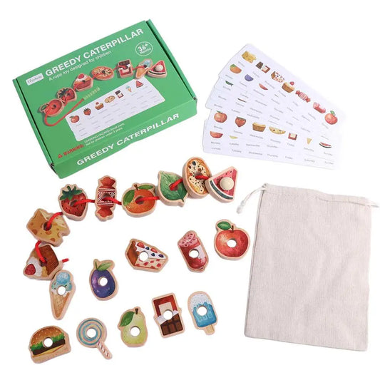 Caterpillar Threading Beads Toy