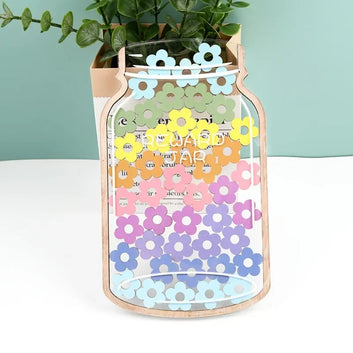 47-Piece Wooden Star Reward Jar