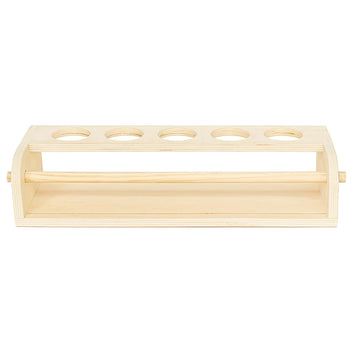 Wooden Kids Art Station with Paper Roll Dispenser, Pens & Holders – Endless Drawing Set